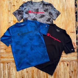 Champion Boys L-14/16, bundle of 3 athletic shirts